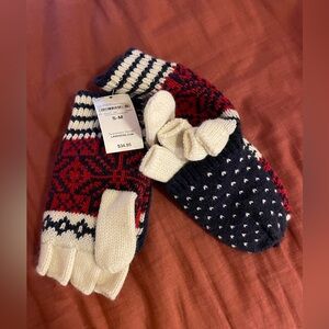 Lands End Convertible Mittens